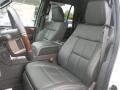 2012 Lincoln Navigator Charcoal Black Interior Front Seat Photo