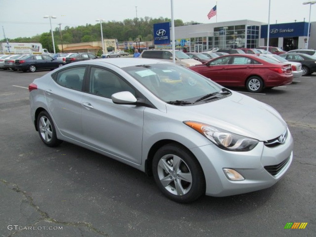 Silver Hyundai Elantra