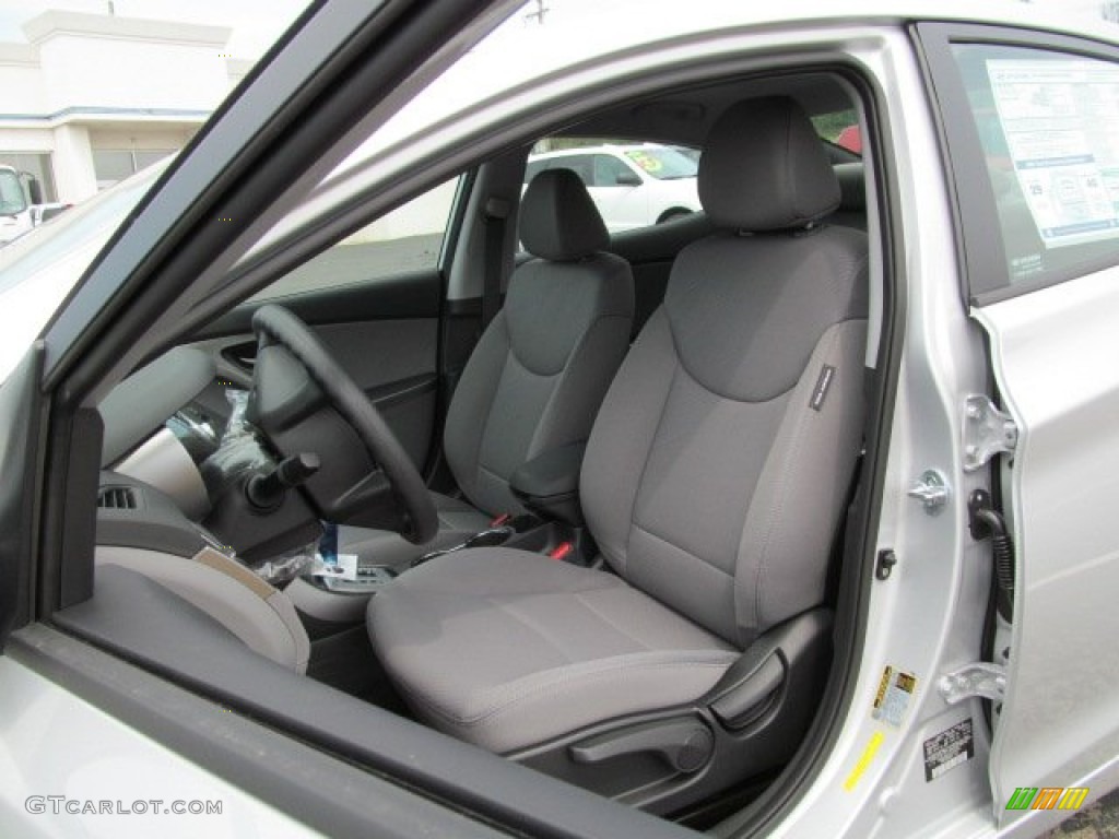 2012 Elantra GLS - Silver / Gray photo #5