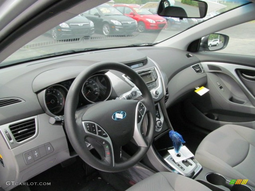 2012 Elantra GLS - Silver / Gray photo #6
