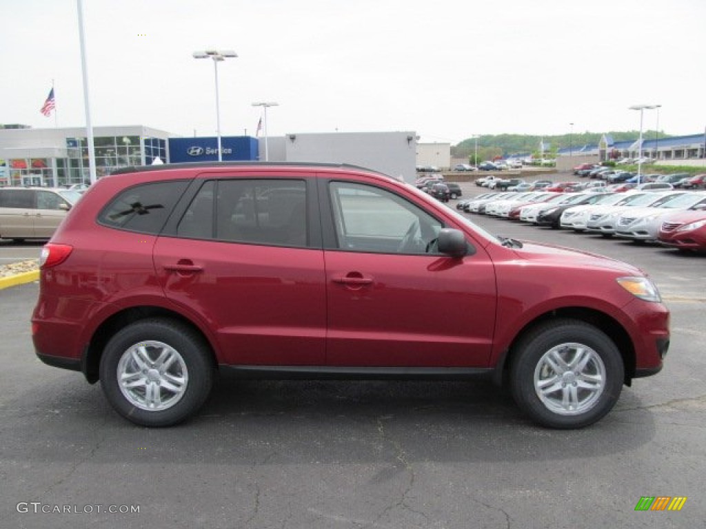 Sierra Red 2012 Hyundai Santa Fe GLS V6 AWD Exterior Photo #64779735