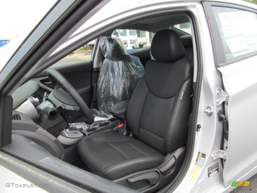 2012 Elantra Limited - Shimmering Silver / Black photo #5