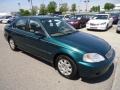 Clover Green Pearl - Civic LX Sedan Photo No. 9