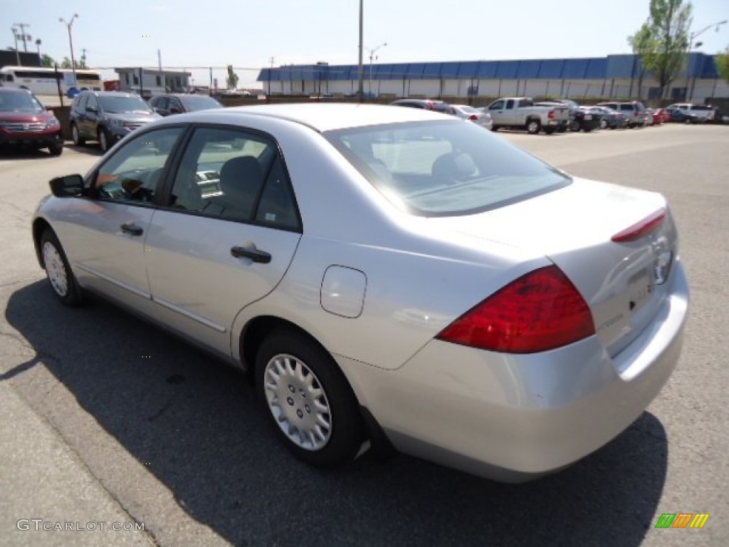 2007 Accord Value Package Sedan - Alabaster Silver Metallic / Gray photo #3