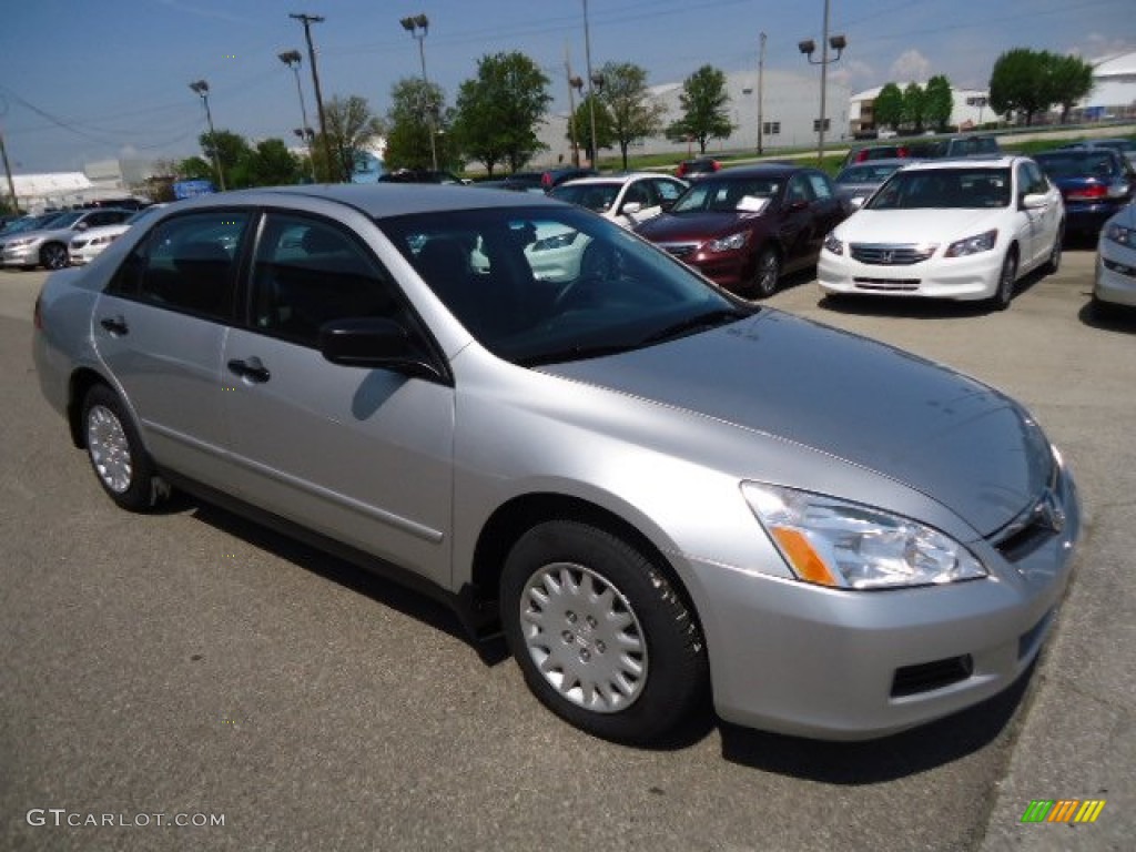 2007 Accord Value Package Sedan - Alabaster Silver Metallic / Gray photo #9