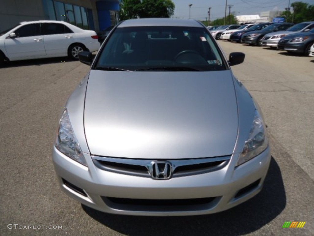 2007 Accord Value Package Sedan - Alabaster Silver Metallic / Gray photo #10
