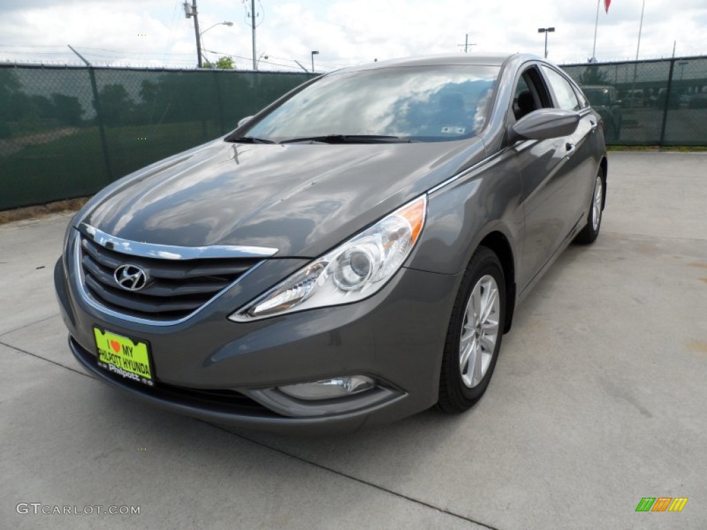 2013 Sonata GLS - Harbor Gray Metallic / Gray photo #7