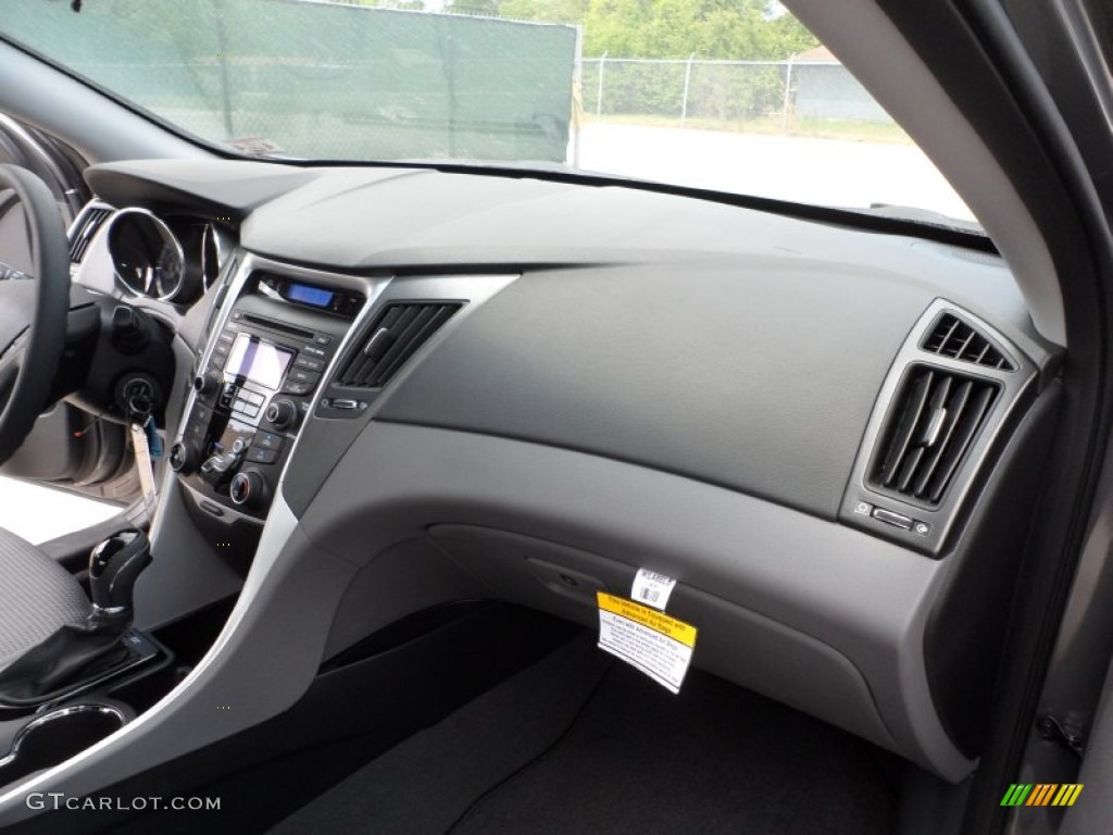 2013 Sonata GLS - Harbor Gray Metallic / Gray photo #18