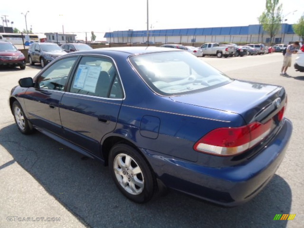 2002 Accord EX Sedan - Eternal Blue Pearl / Quartz Gray photo #3