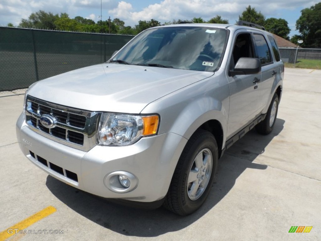 2012 Escape XLT V6 - Ingot Silver Metallic / Charcoal Black photo #7