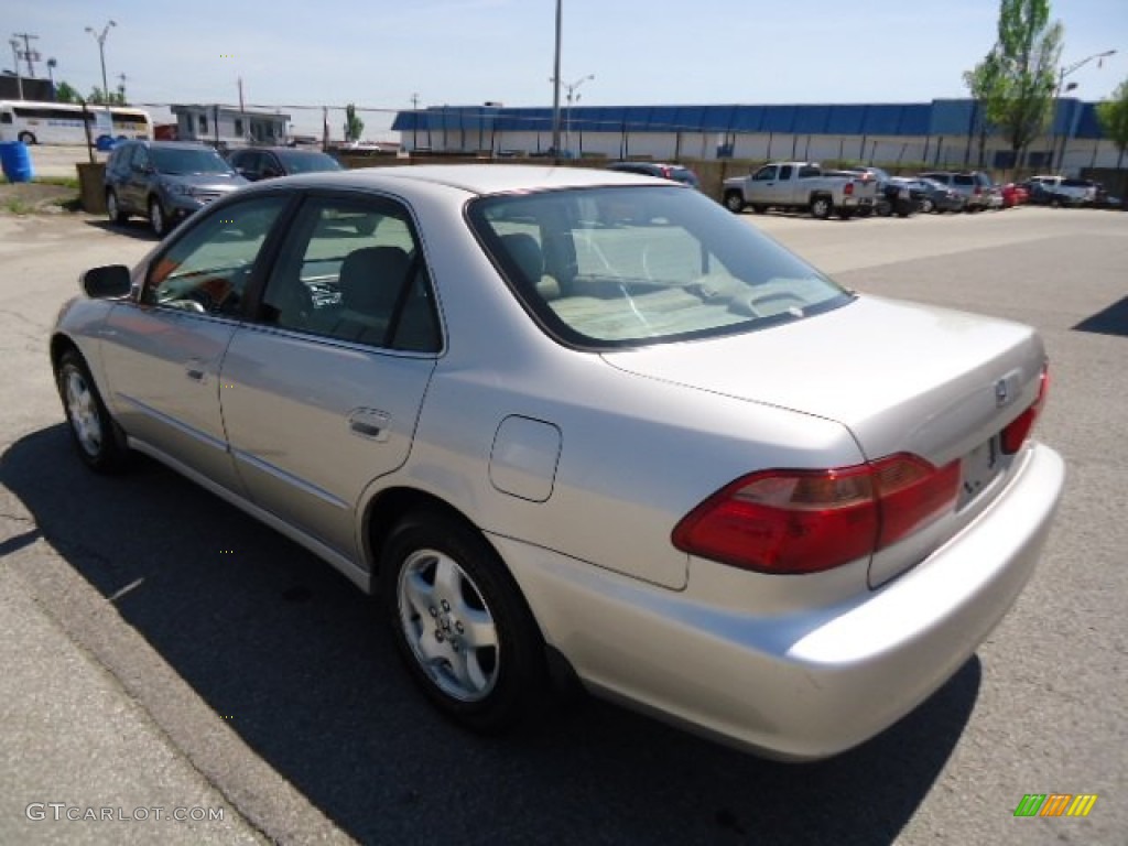 1999 Accord EX V6 Sedan - Satin Silver Metallic / Tan photo #3