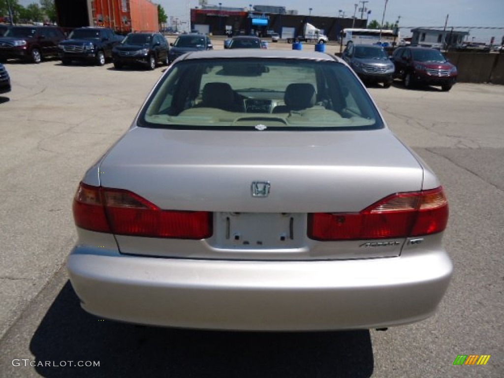 1999 Accord EX V6 Sedan - Satin Silver Metallic / Tan photo #4