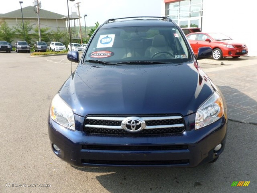 2007 RAV4 Limited 4WD - Nautical Blue Metallic / Ash Gray photo #2