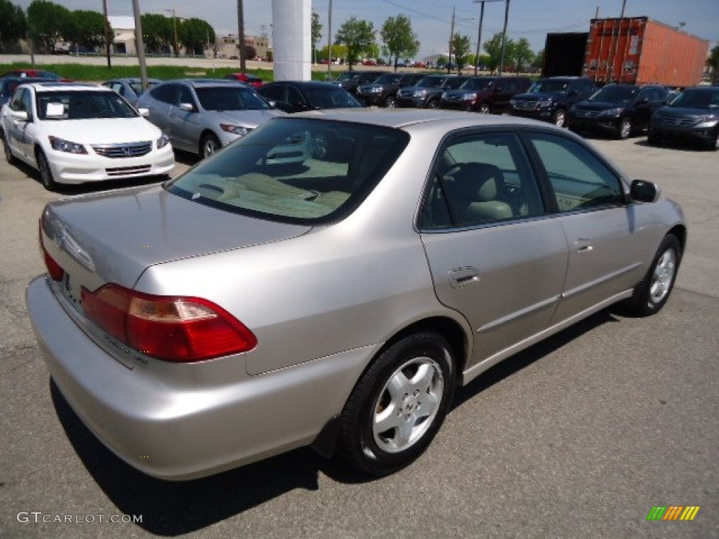 1999 Accord EX V6 Sedan - Satin Silver Metallic / Tan photo #5