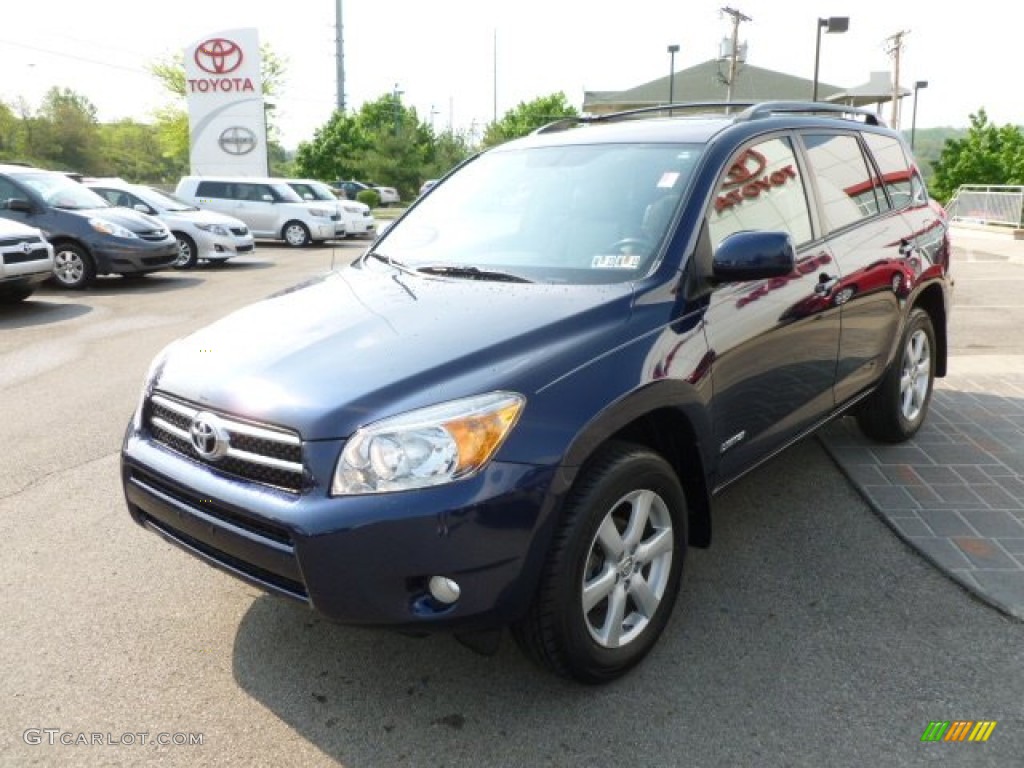 2007 RAV4 Limited 4WD - Nautical Blue Metallic / Ash Gray photo #3