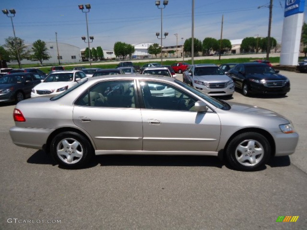 1999 Accord EX V6 Sedan - Satin Silver Metallic / Tan photo #6