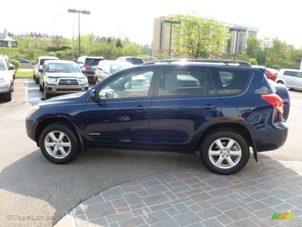 2007 RAV4 Limited 4WD - Nautical Blue Metallic / Ash Gray photo #4