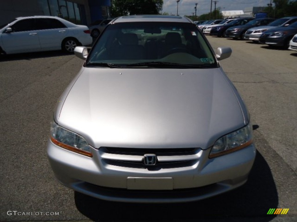 1999 Accord EX V6 Sedan - Satin Silver Metallic / Tan photo #8