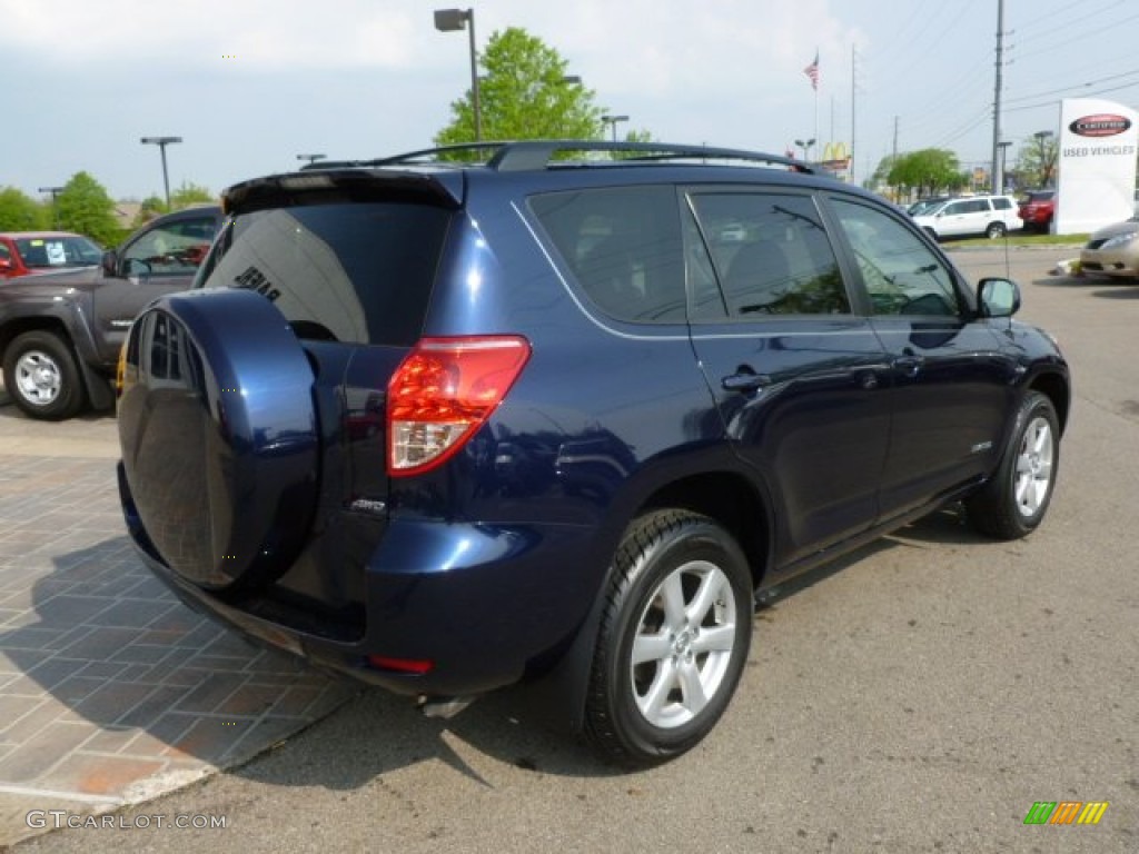 2007 RAV4 Limited 4WD - Nautical Blue Metallic / Ash Gray photo #7