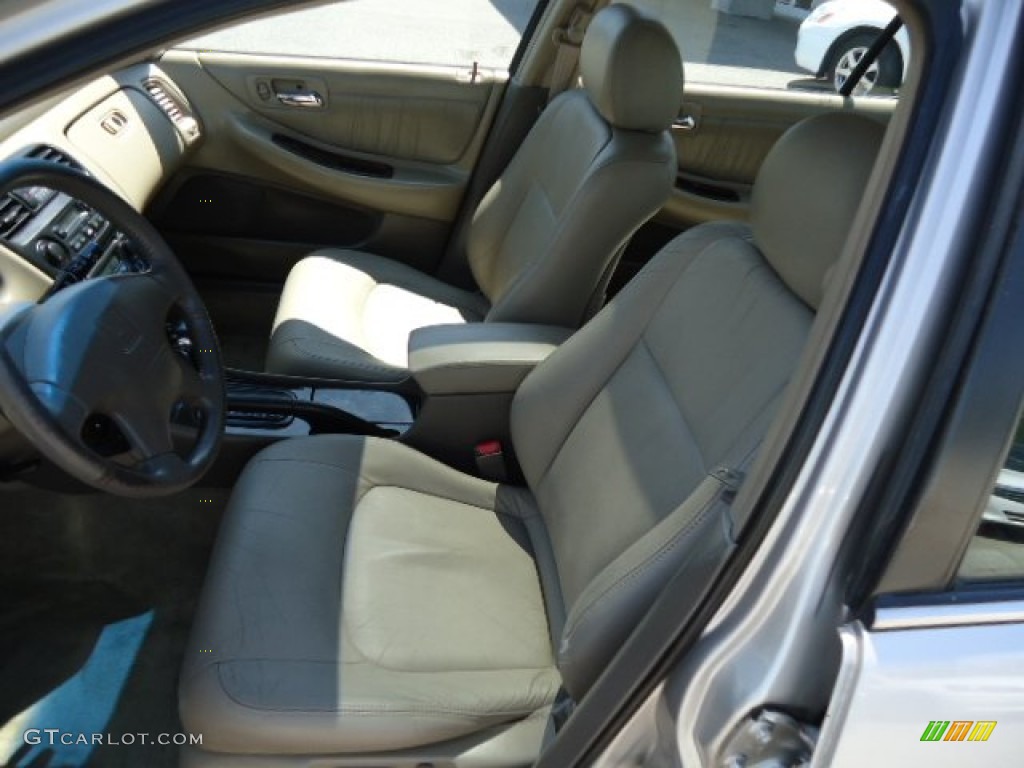 1999 Accord EX V6 Sedan - Satin Silver Metallic / Tan photo #10