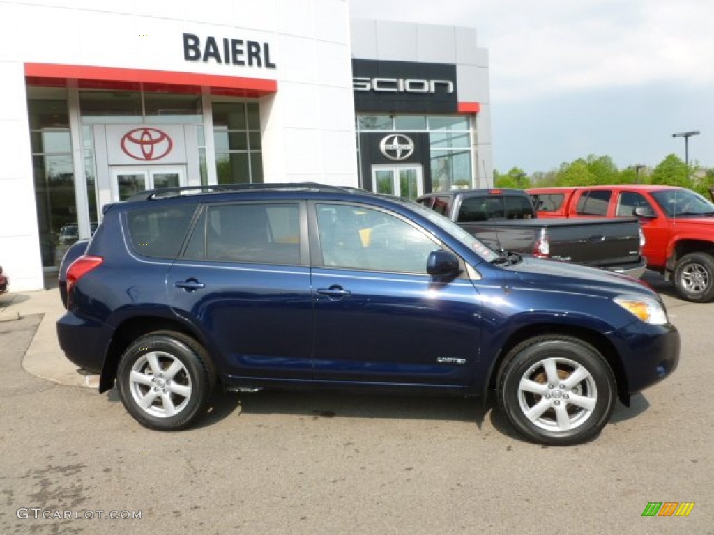 2007 RAV4 Limited 4WD - Nautical Blue Metallic / Ash Gray photo #8