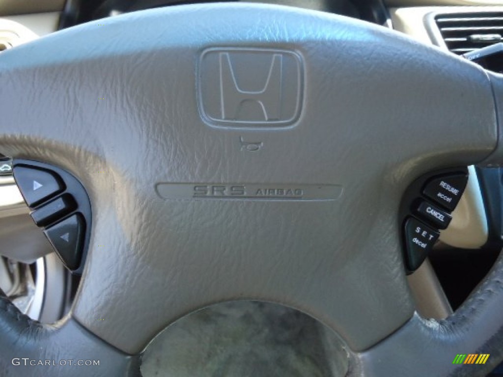 1999 Accord EX V6 Sedan - Satin Silver Metallic / Tan photo #18
