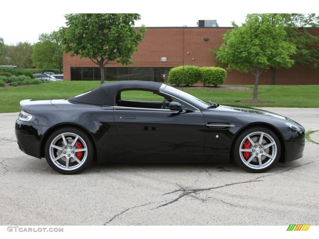 Jet Black 2008 Aston Martin V8 Vantage Roadster Exterior Photo #64781976