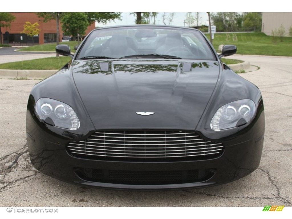 Jet Black 2008 Aston Martin V8 Vantage Roadster Exterior Photo #64781996