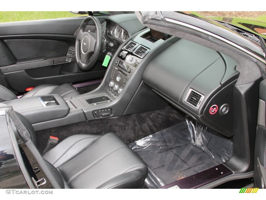 2008 Aston Martin V8 Vantage Roadster Obsidian Black Dashboard Photo #64782195