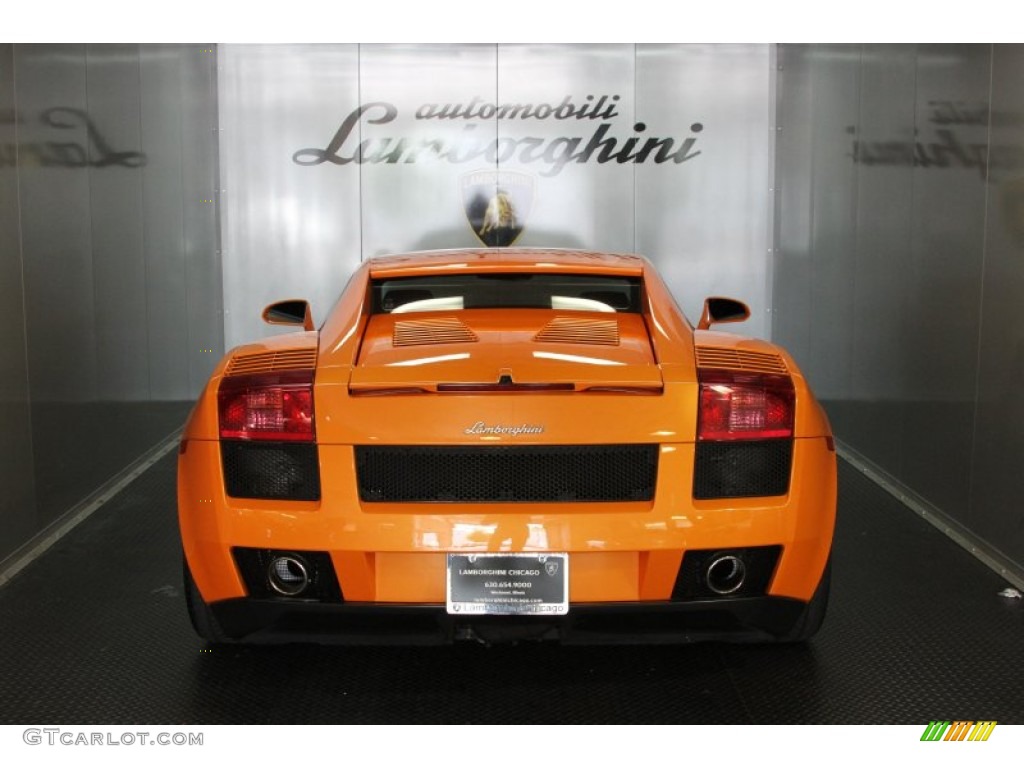 2007 Gallardo Coupe - Arancio Borealis (Orange) / Nero Perseus photo #6