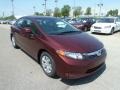 Crimson Pearl - Civic LX Sedan Photo No. 7
