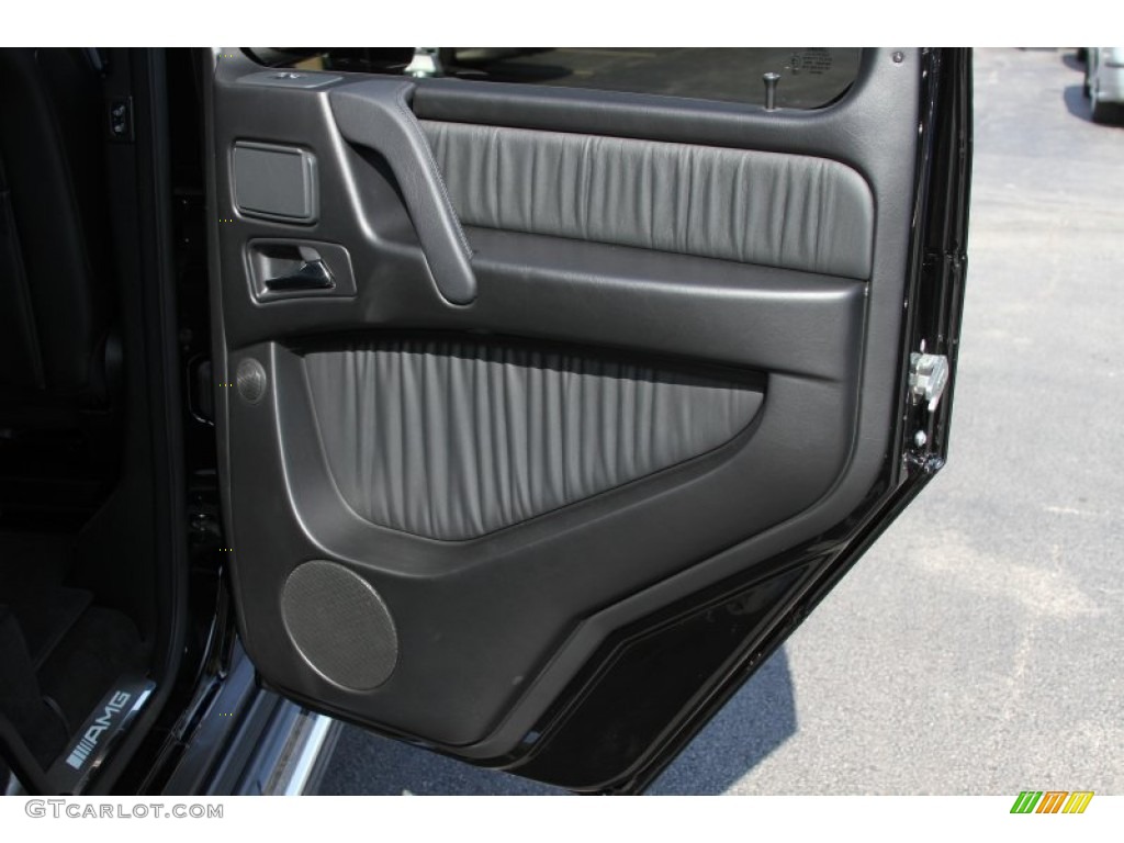 2011 Mercedes-Benz G 55 AMG designo Black Door Panel Photo #64783323