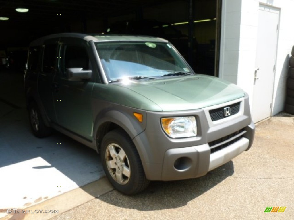 2003 Element EX AWD - Galapagos Green Metallic / Gray photo #1