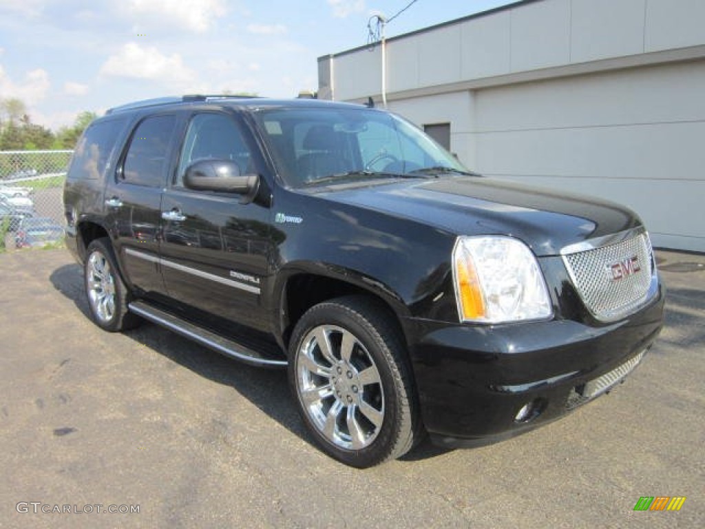 Onyx Black 2010 GMC Yukon Hybrid Denali 4x4 Exterior Photo #64784338