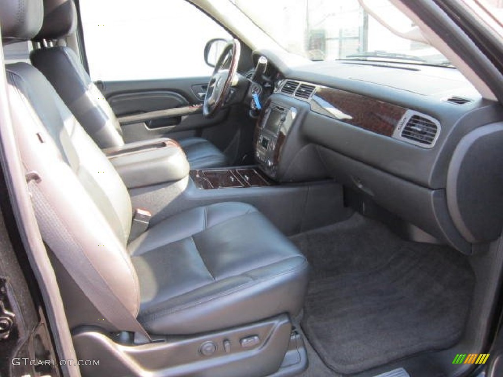Ebony Interior 2010 GMC Yukon Hybrid Denali 4x4 Photo #64784418