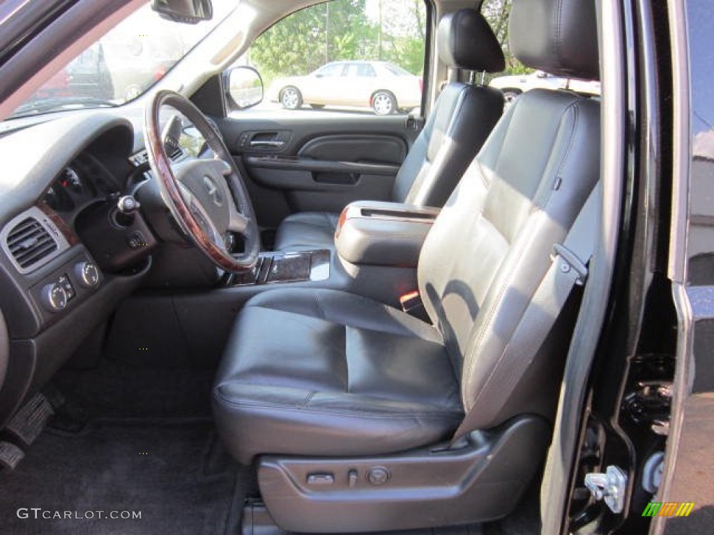 Ebony Interior 2010 GMC Yukon Hybrid Denali 4x4 Photo #64784453