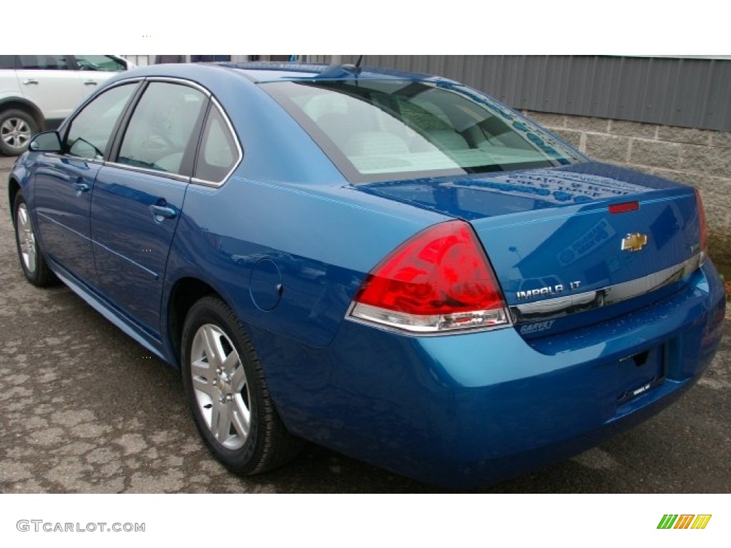 2010 Impala LT - Aqua Blue Metallic / Gray photo #9