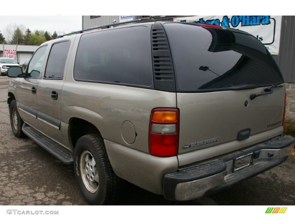 2003 Suburban 1500 LS 4x4 - Light Pewter Metallic / Gray/Dark Charcoal photo #9