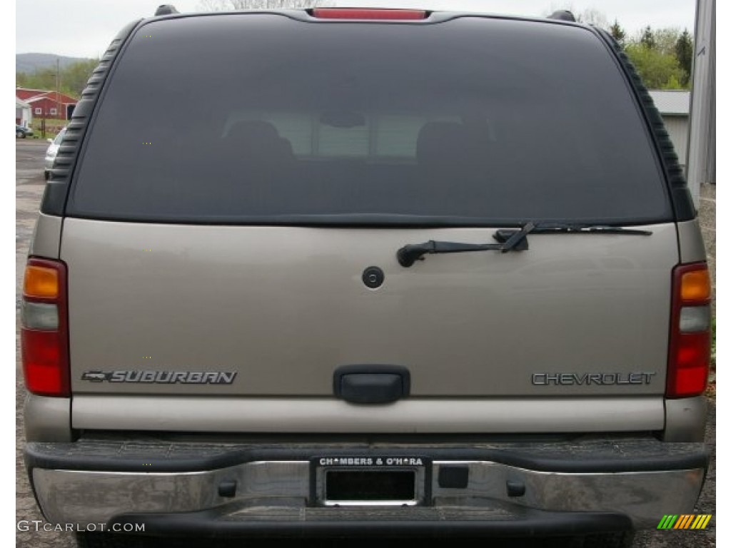 2003 Suburban 1500 LS 4x4 - Light Pewter Metallic / Gray/Dark Charcoal photo #10