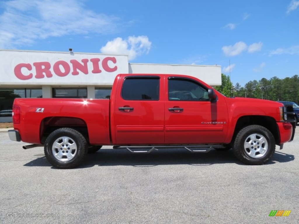 2009 Silverado 1500 LT Z71 Crew Cab 4x4 - Victory Red / Ebony photo #8