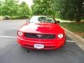 2008 Torch Red Ford Mustang V6 Deluxe Convertible  photo #2