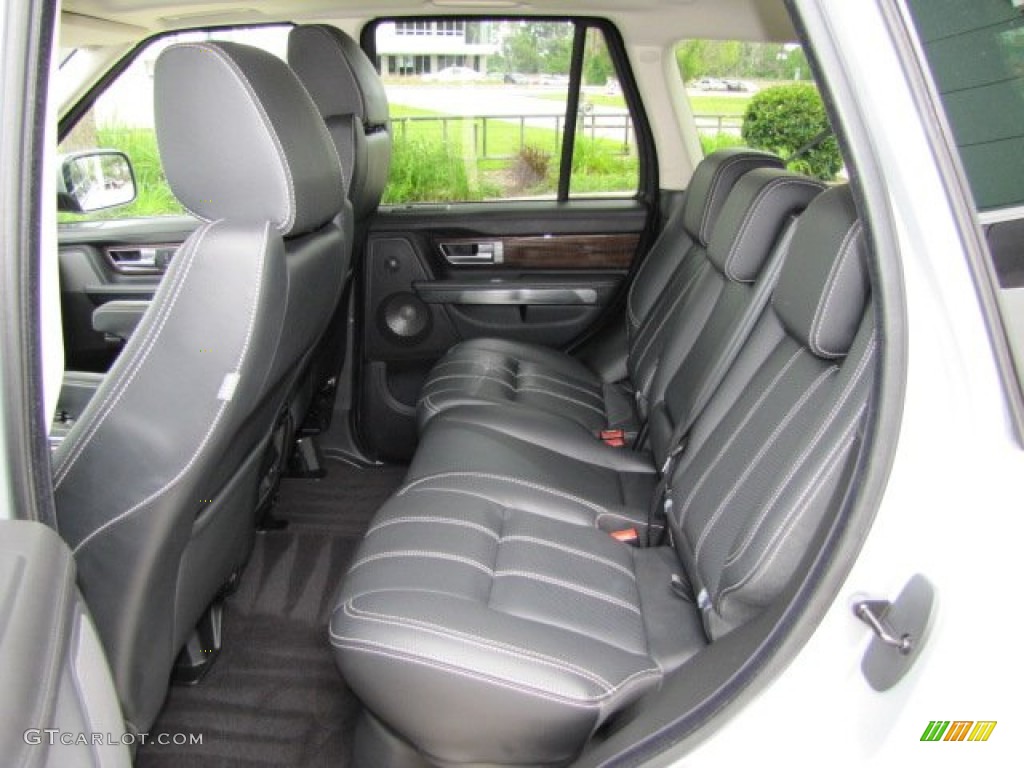Ebony/Lunar Stitching Interior 2010 Land Rover Range Rover Sport Supercharged Photo #64789923