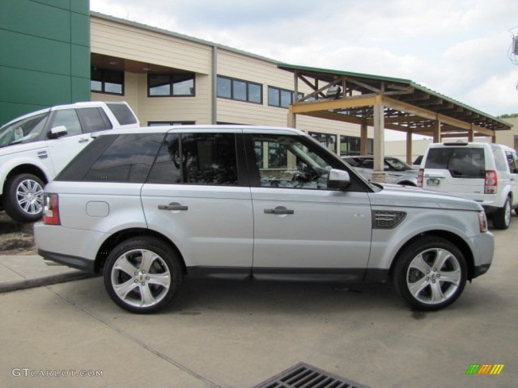 Zermatt Silver 2010 Land Rover Range Rover Sport Supercharged Exterior Photo #64789983