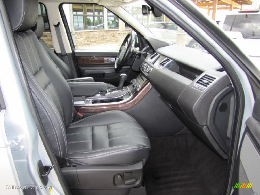 Ebony/Lunar Stitching Interior 2010 Land Rover Range Rover Sport Supercharged Photo #64790094