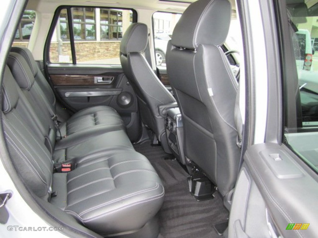 Ebony/Lunar Stitching Interior 2010 Land Rover Range Rover Sport Supercharged Photo #64790127