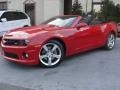 2011 Victory Red Chevrolet Camaro SS Convertible  photo #16