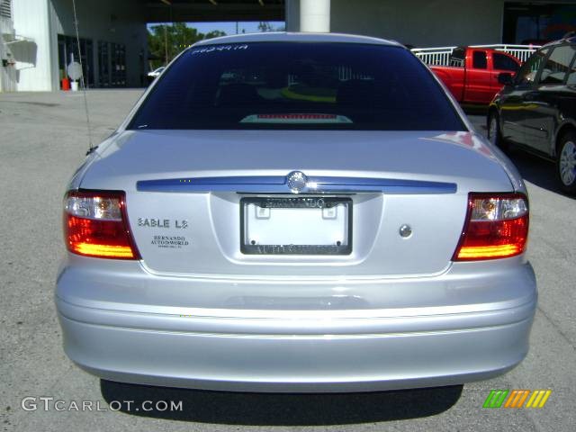 2004 Sable LS Premium Sedan - Silver Frost Metallic / Medium Graphite photo #4