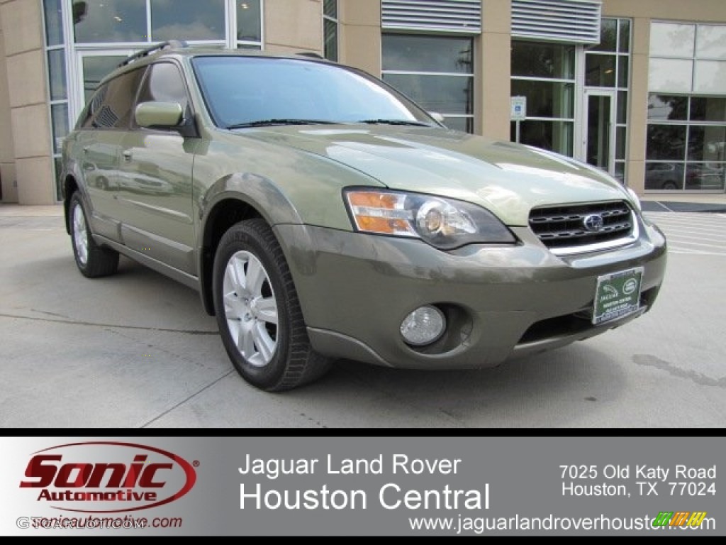 2005 Outback 2.5i Limited Wagon - Willow Green Opal / Taupe photo #1