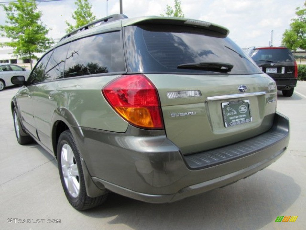 2005 Outback 2.5i Limited Wagon - Willow Green Opal / Taupe photo #8
