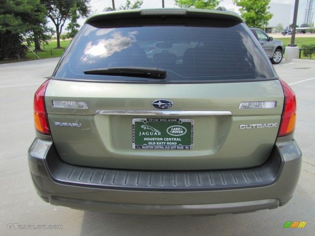 2005 Outback 2.5i Limited Wagon - Willow Green Opal / Taupe photo #9